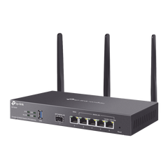 Router Omada VPN / SDN Multi-WAN Gigabit / 1 Puerto WAN SFP Gigabit / 1 Puerto WAN RJ45 Gigabit / 2 Puertos LAN RJ45 Gigabit / 2 Puertos Configurables LAN/WAN / 150,000 Sesiones Concurrentes / Administración Centralizada Omada o Stand-Alone
