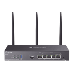 Router Omada VPN / SDN Multi-WAN Gigabit / 1 Puerto WAN SFP Gigabit / 1 Puerto WAN RJ45 Gigabit / 2 Puertos LAN RJ45 Gigabit / 2 Puertos Configurables LAN/WAN / 150,000 Sesiones Concurrentes / Administración Centralizada Omada o Stand-Alone