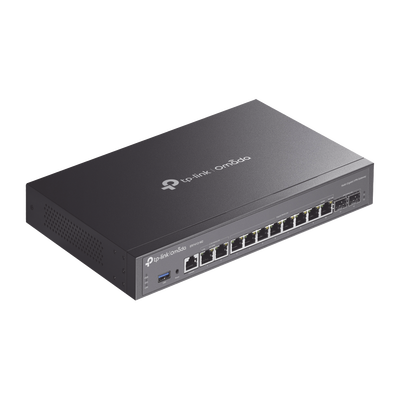 Router Omada VPN / SDN Multi-WAN Gigabit / 2 Puertos WAN/LAN RJ45 2.5 Gigabit / 8 Puertos WAN/LAN RJ45 Gigabit / 2 Puertos WAN/LAN SFP Gigabit / 1,000,000 Sesiones Concurrentes / Administración Centralizada Omada o Stand-Alone