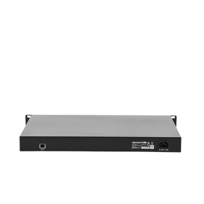 Switch EdgeMAX administrable de 24 puertos Gigabit con PoE+/PoE Pasivo 24V + 2 Puertos SFP, 250 W