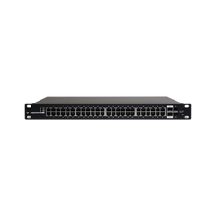 Switch EdgeMAX Administrable de 48 Puertos Gigabit con PoE+/PoE Pasivo 24V + 2 Puertos SFP + 2 Puertos SFP+, 500 W