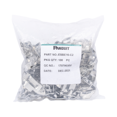 Hebillas PanSteel™ de Acero Inoxidable 201, Para Uso con Fleje ESW16T76-CR2 de 5/8, Paquete de 100pz