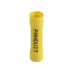 Conector de Empalme a Tope, Para Cables de 12 a 10 AWG, De Vinilo Aislado, Color Amarillo, Paquete de 25 Piezas