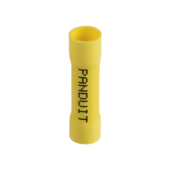 Conector de Empalme a Tope, Para Cables de 12 a 10 AWG, De Vinilo Aislado, Color Amarillo, Paquete de 25 Piezas