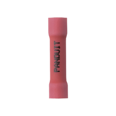 Conector de Empalme a Tope, Para Cables de 22 a 18 AWG, De Vinilo Aislado, Color Rojo, Paquete de 50 Piezas