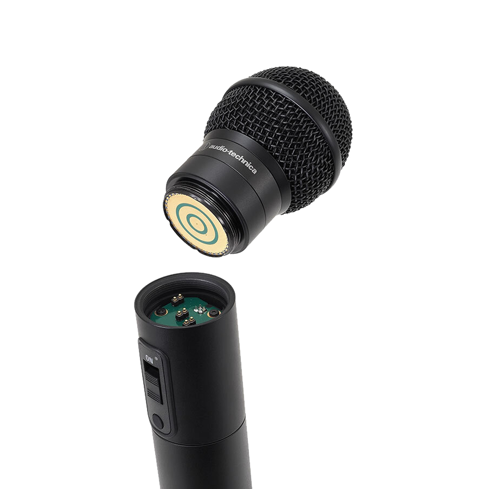 Transmisor mano con capsula de mic intercambiable