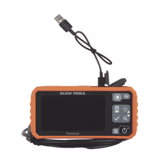 Cámara Boroscopio de Inspección 5.5mm 720p USB-C,  LCD 4.3" Color, Cuello de Cisne Nylon de 10' (3m) con Imán, Espejo, 6 LED´s. Batería Io-Li Recargable. Ideal en Electricidad, HVAC, Plomería y Aviación