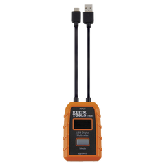 Multímetro digital USB para USB-A y USB-C.