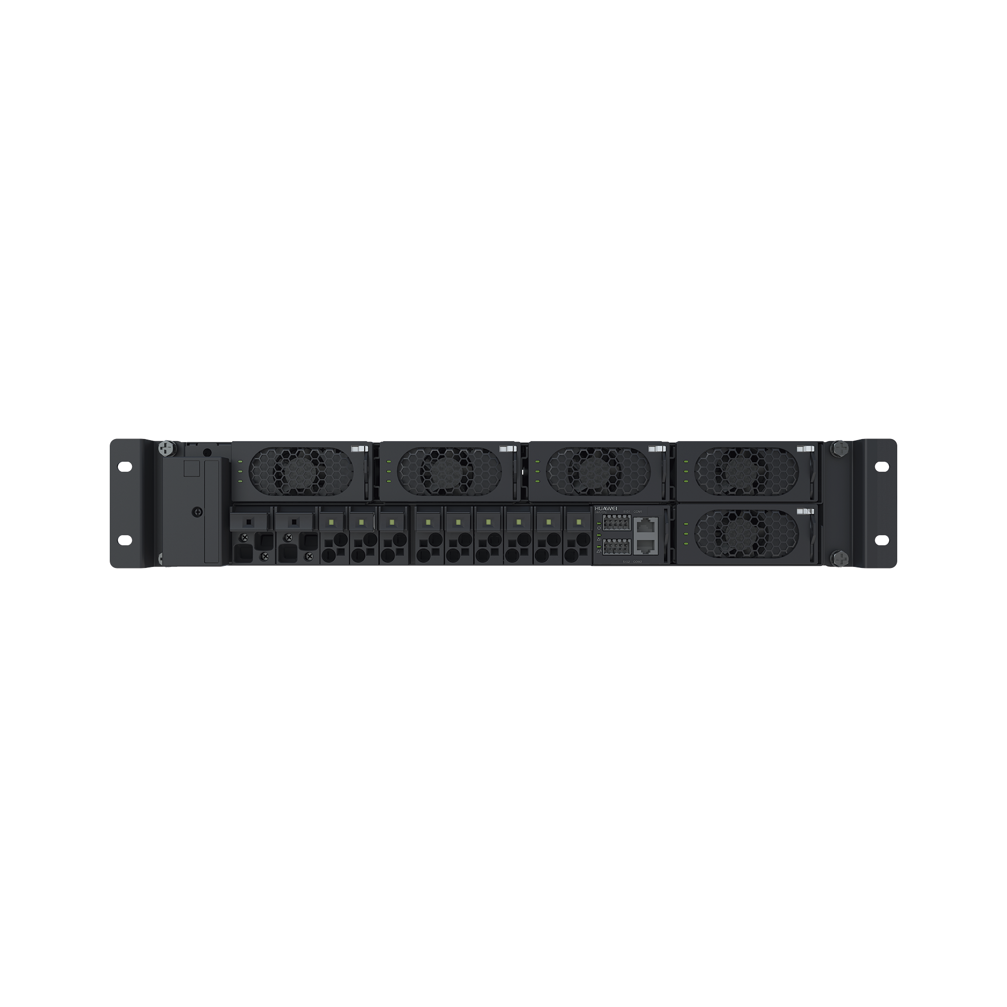 Rectificador Redundante 2000W, 220/380 VAC a -48 VDC, 200A, 2U, con Módulo de Monitoreo SMU11C
