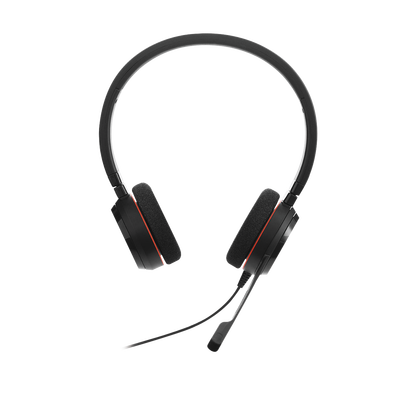 Jabra Evolve 20 DUO con conexión USB, micrófono con cancelación de ruido de ultima generación, configuración Plug and Play (4999-829-209)