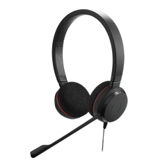 Jabra Evolve 20 DUO con conexión USB, micrófono con cancelación de ruido de ultima generación, configuración Plug and Play (4999-829-209)
