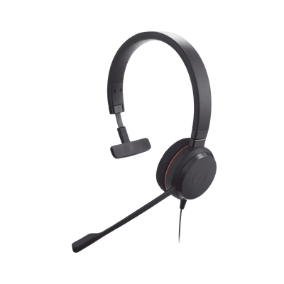 Jabra Evolve 20 Mono con conexión USB, micrófono con cancelación de ruido de ultima generación, configuración Plug and Play (4993-829-209)