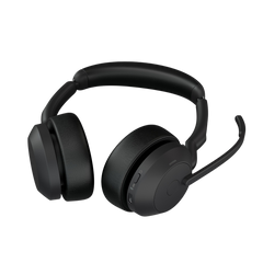 Jabra Evolve2 55, Auricular stereo versión MS, dongle USB-A con cancelación de ruido (25599-999-999)