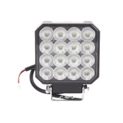 Luz de Trabajo Ultra brillante, 16 LED, 1655 Lúmenes, 12-24 Vcd