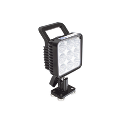 Lámpara de trabajo de 9 led, montaje giratorio magnético, 12-24 Vcc, 1300 Lumenes