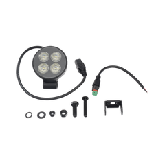 Luz de Trabajo Ultra brillante Circular, 4 LED, 2556 Lúmenes, 12-24 Vcd