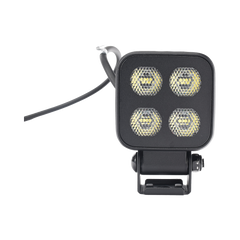 Luz de Trabajo Ultra brillante Cuadrada, 4 LED, 2650 Lúmenes, 12-24 Vcd