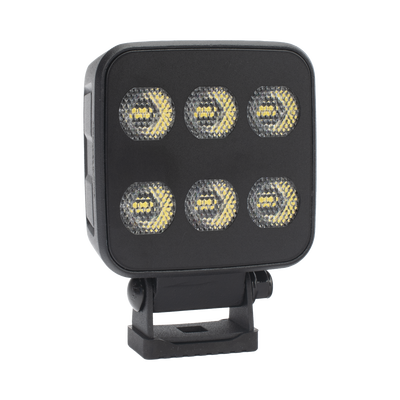 Luz de Trabajo Ultra brillante Cuadrada, 6 LED, 6552 Lúmenes, 12-24 Vcd