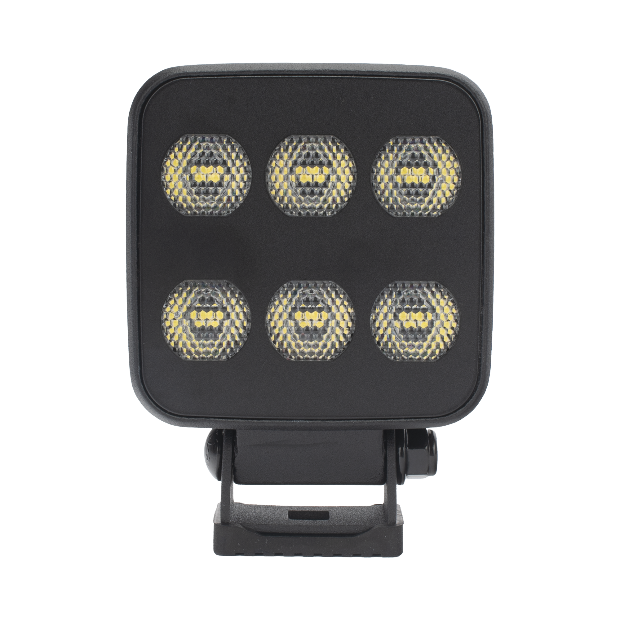 Luz de Trabajo Ultra brillante Cuadrada, 6 LED, 6552 Lúmenes, 12-24 Vcd