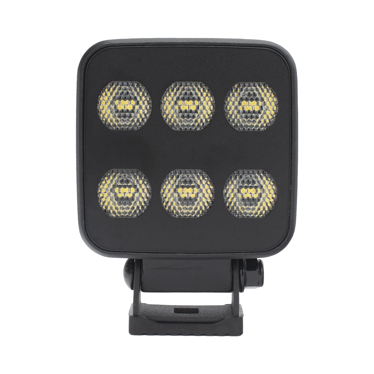 Luz de Trabajo Ultra brillante Cuadrada, 6 LED, 6552 Lúmenes, 12-24 Vcd