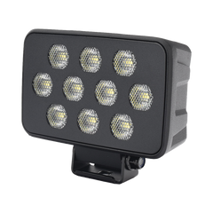 Luz de Trabajo Ultra brillante Cuadrada, 10 LED, 8937 Lúmenes, 12-24 Vcd