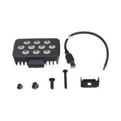 Luz de Trabajo Ultra brillante Cuadrada, 10 LED, 8937 Lúmenes, 12-24 Vcd