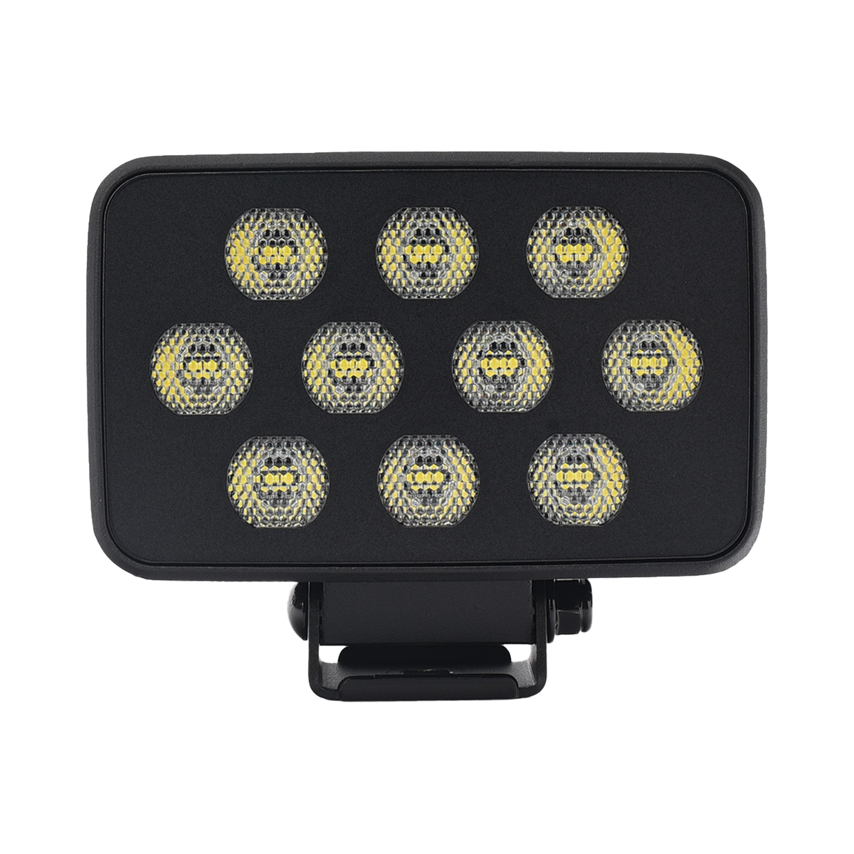 Luz de Trabajo Ultra brillante Cuadrada, 10 LED, 8937 Lúmenes, 12-24 Vcd