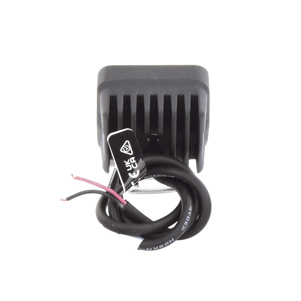 Luz de trabajo de 4 LED de 10 Watt, 12-24 Vcd, 800 lúmenes