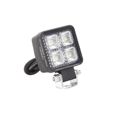 Luz de trabajo de 4 LED de 10 Watt, 12-24 Vcd, 800 lúmenes