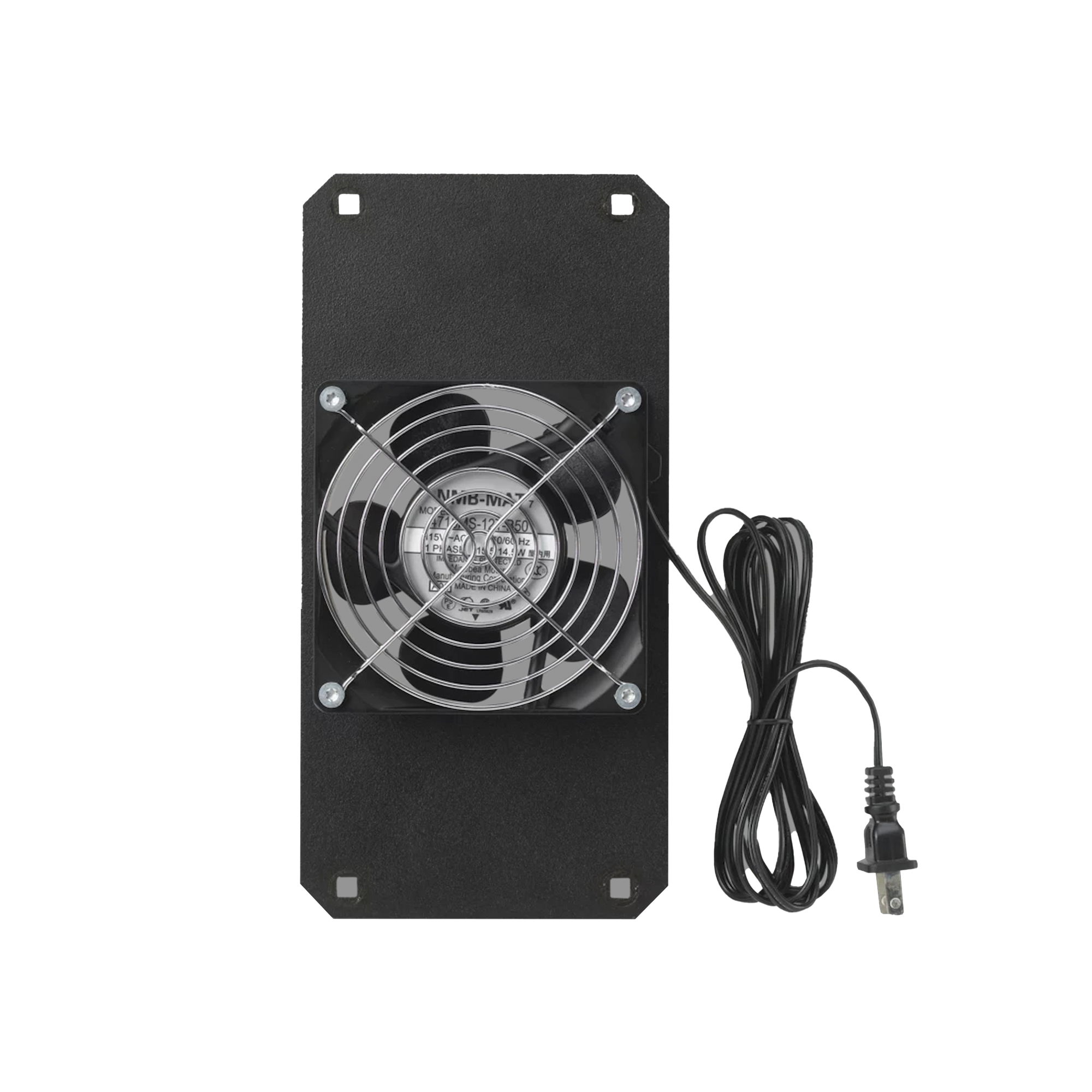 Kit de Ventilador, para Instalación en Gabinetes AccessPlus de Hoffman, de 115 Vca, 100 CFM, De Aluminio, Color Negro