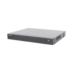 DVR 32 Canales TurboHD + 8 Canales IP / 5 Megapixel Lite - 3K Lite / Acusense (Evita Falsas Alarmas) / Audio Bidireccional / 2 Bahías de Disco Duro / H.265+ / Salida de Video en Full HD