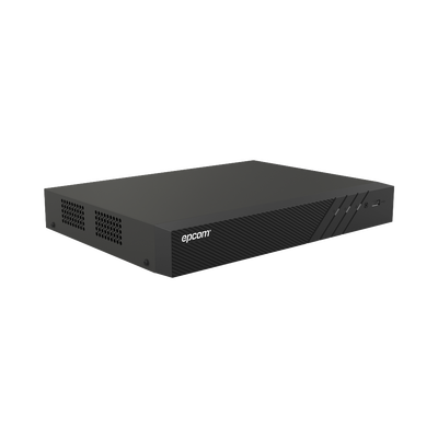 DVR 16 Canales TURBOHD + 8 Canales IP / 8 Megapixel (4K) / Audio Bidireccional/ ACUSENSE / Reconocimiento Facial / 2 Bahías de Disco Duro / Salida de Video en 4K / H.265+
