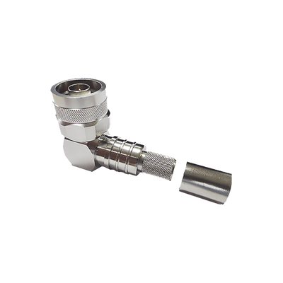 Conector N Macho Angulo Recto, Plegable Hex. con Pin Cautivo para cables Tipo RG8