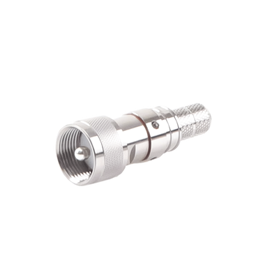 Conector UHF Macho Plegable con Pin Cautivo para cables RG8