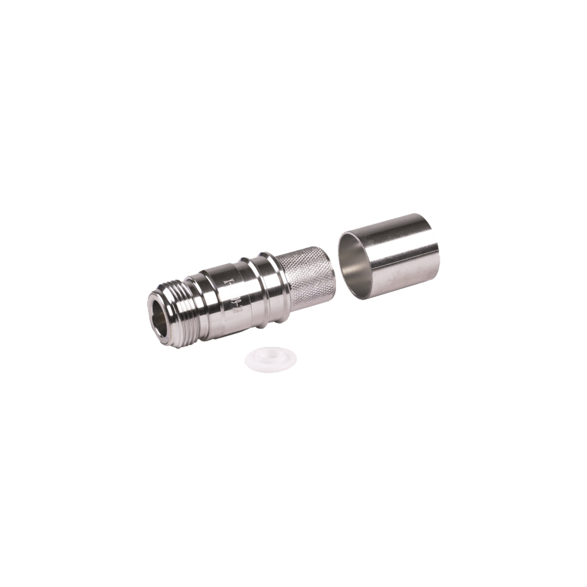 Conector N Hembra Plegable con Pin Cautivo para cable LMR600, LP600