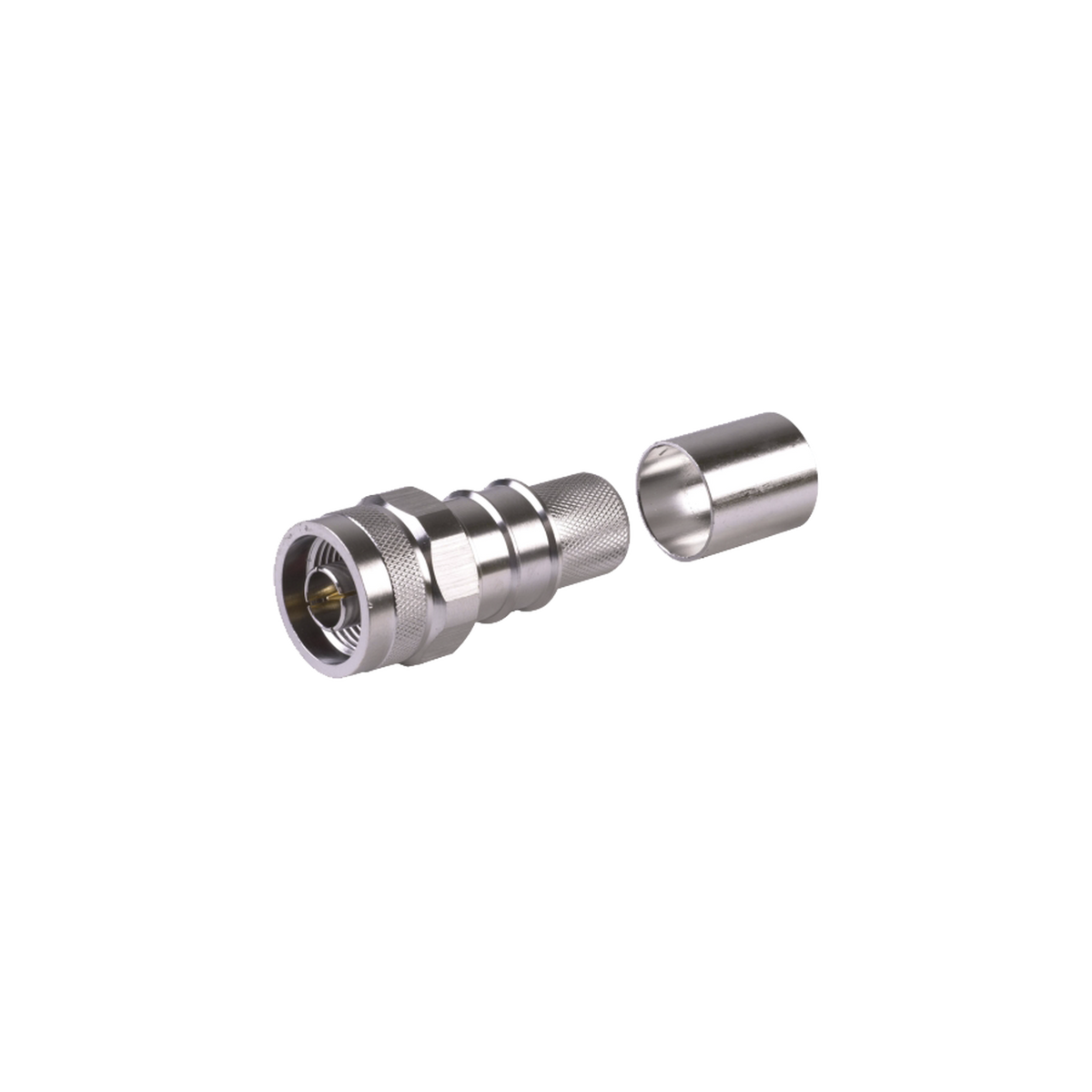 Conector N Macho Plegable con Pin Cautivo para cable LMR600, LP600