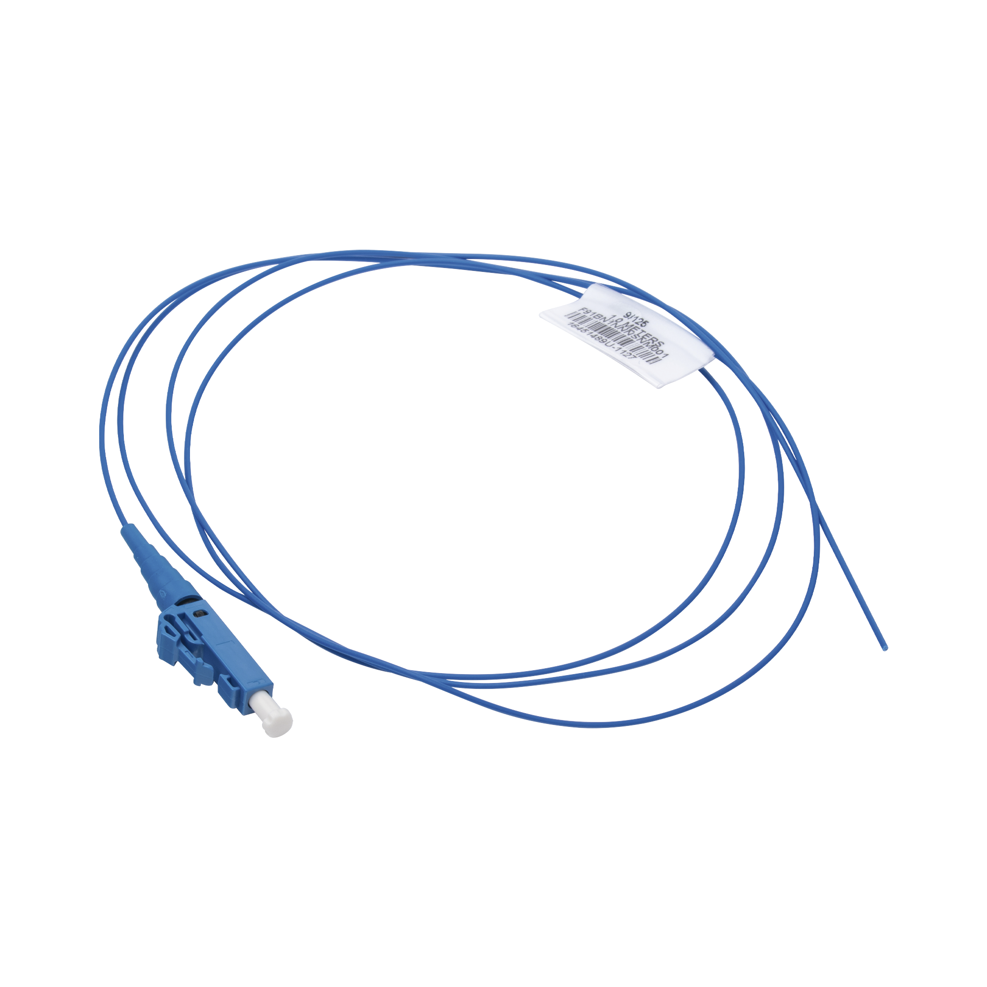 Pigtail de Fibra Óptica LC Simplex, Monomodo OS2 9/125, 900um, Color Azul, 3 Metros (9.84 Pies)