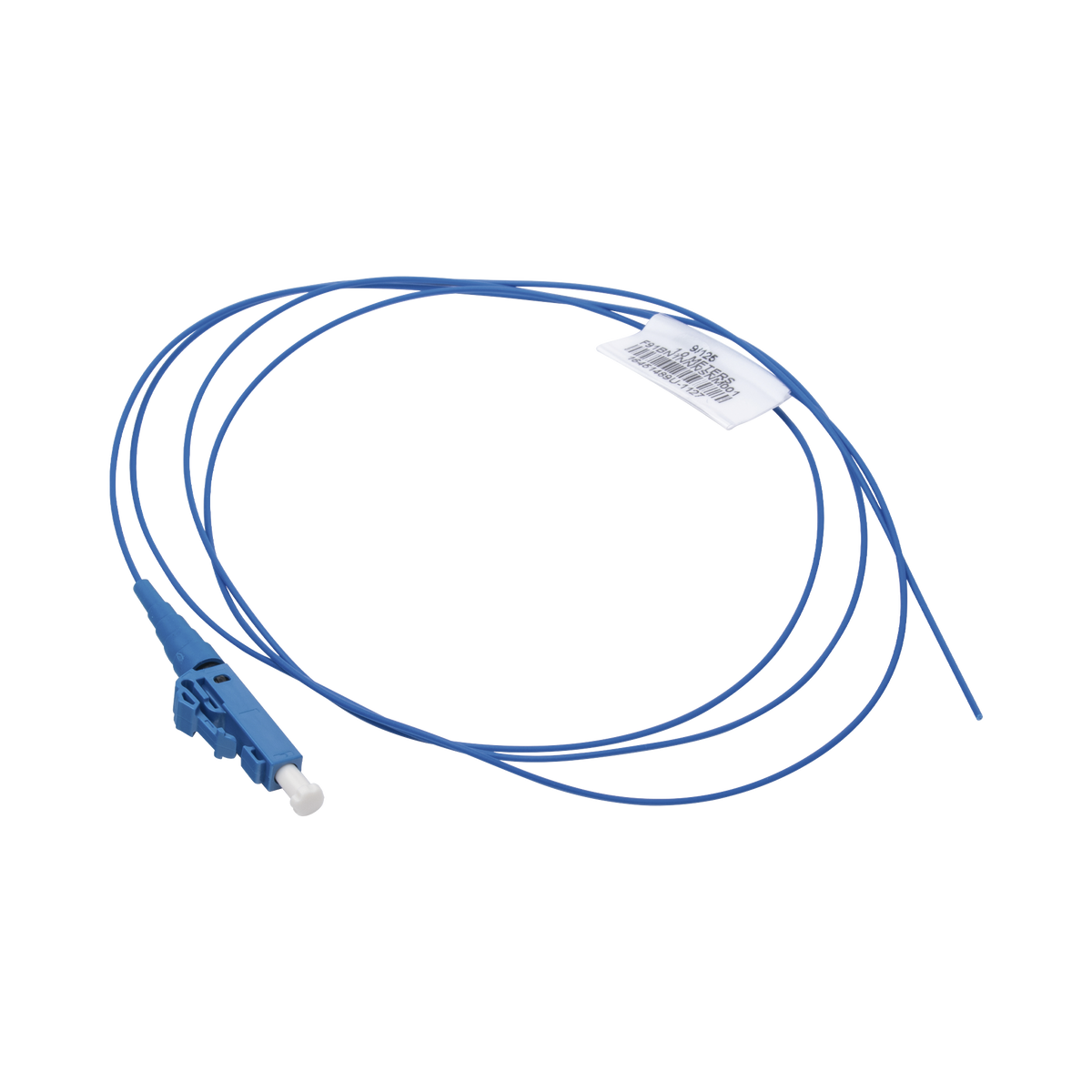 Pigtail de Fibra Óptica LC Simplex, Monomodo OS2 9/125, 900um, Color Azul, 3 Metros (9.84 Pies)
