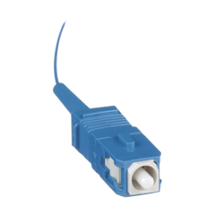 Pigtail de Fibra Óptica SC Simplex, Monomodo OS2 9/125, 900um, Color Azul, 1 Metro (3.28 Pies)