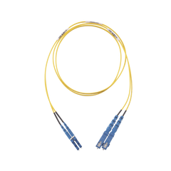 Jumper de Fibra Optica Monomodo 9/125 OS2, LC-SC Duplex, OFNR (Riser), Color Amarillo, 5 Metros (16.40 Pies)