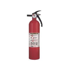 Extintor Desechable de Polvo Químico Seco | Fuegos Clase A, B y C | Soporte Metálico | Paquete con 6 | 2.5 lb pieza