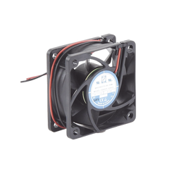 Ventilador Anticondensante Axial Cuadrado, 60x60x25 mm, 12 Vcc, 4390 RPM, 1.8 W, 0.15 A, Flujo de Aire de 25.0 CFM, Unión Sellada.