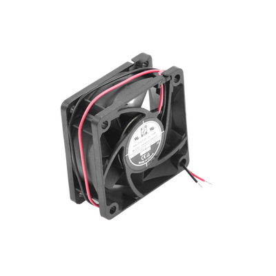 Ventilador Anticondensante Axial Cuadrado, 60x60x25 mm, 24 Vcc, 4500 RPM, 2.9 W, 0.12 A, Flujo de Aire de 25.0 CFM, Unión Sellada.