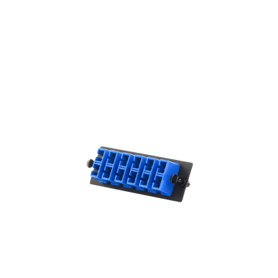 Placa Acopladora de Fibra Optica FAP, Con 6 Conectores SC Duplex (12 Fibras), Para Fibra Monomodo OS1/OS2, Color Azul