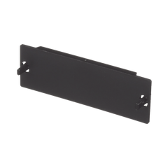 Placa Ciega FAP, Para Reservar Espacio de Uso Futuro en Paneles de Fibra Óptica, Color Negro