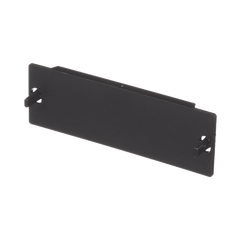 Placa Ciega FAP, Para Reservar Espacio de Uso Futuro en Paneles de Fibra Óptica, Color Negro