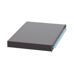 Distribuidor de Fibra Óptica, Con 12 Conectores LC Duplex (24 Fibras), Para Fibra Multimodo OM3/OM4, 1 UR