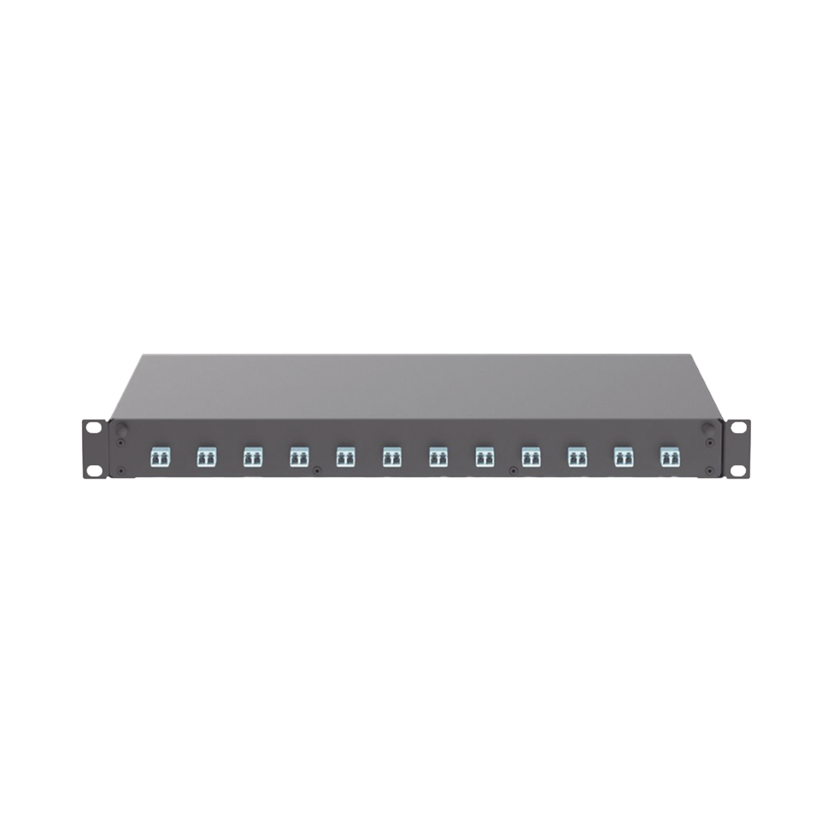 Distribuidor de Fibra Óptica, Con 12 Conectores LC Duplex (24 Fibras), Para Fibra Multimodo OM3/OM4, 1 UR