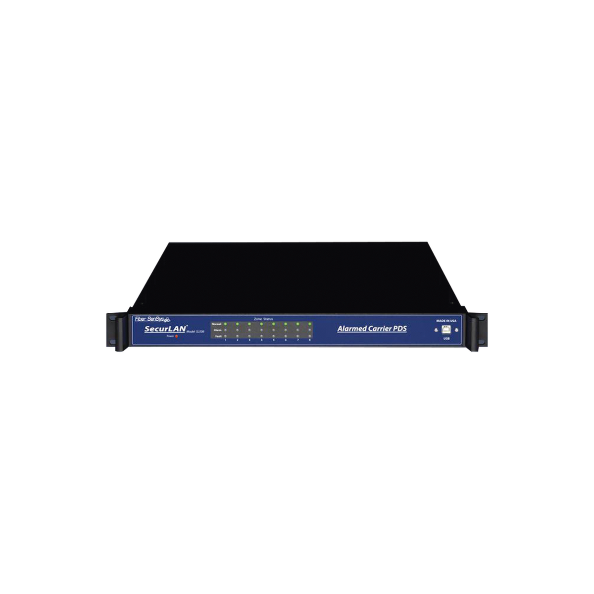 Sensor de Seguridad Perimetral por Fibra Óptica Sensitiva / Para Montaje en Rack (19'') / 8 Zonas de Protección/ De 0 hasta 800m