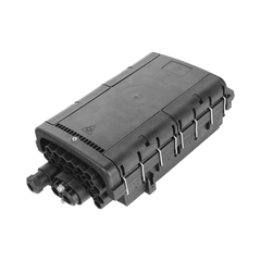 Caja de Distribución de Fibra Óptica para 48 empalmes con 16 acopladores SC/APC, enterrado directo, IP68